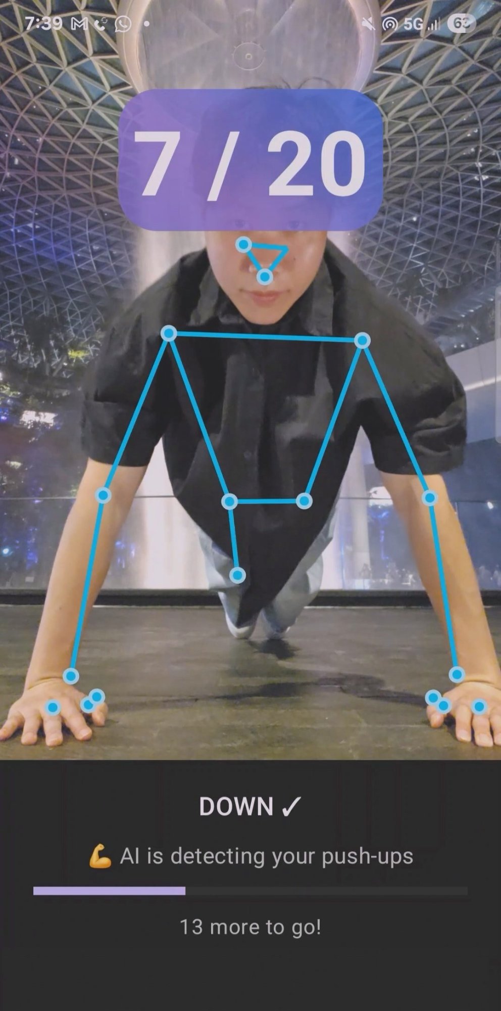 PushFirst AI push-up counter